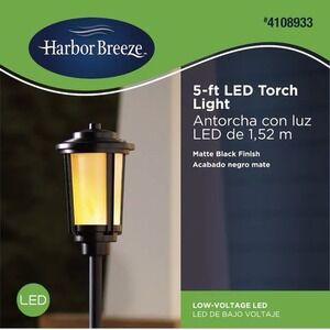 Harbor Breeze 5-ft LED Torch Light 1.7 Watt Low Voltage Landscaping #4108933
